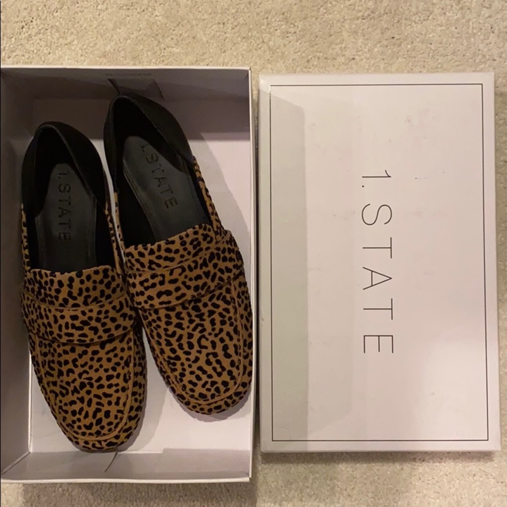 leopard suede loafers 1.STATE